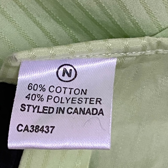 Strauss Long Sleeve Button Down Dress Shirt Size L - Picture 15 of 16